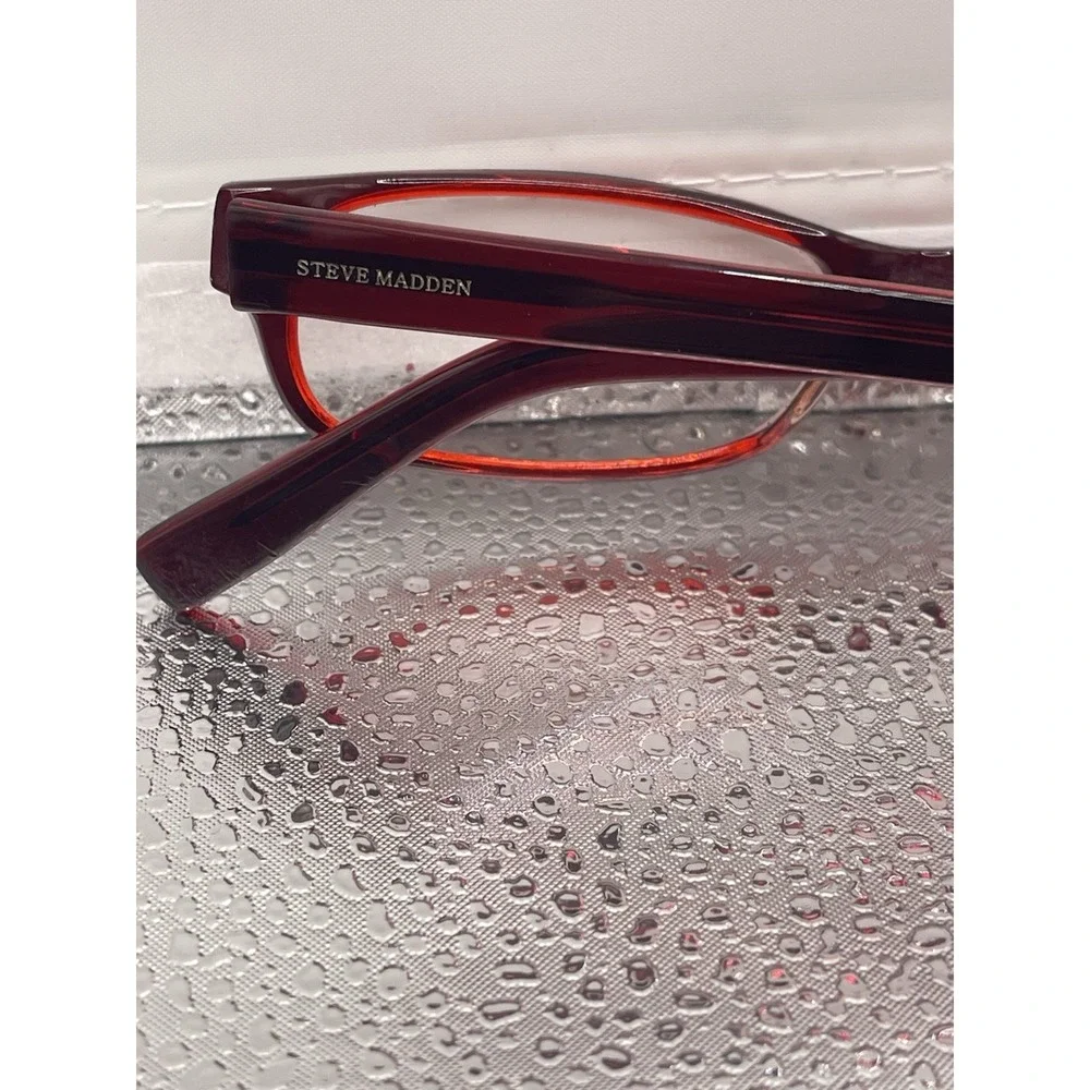 Steve Madden CARMEN Wine 52-16-140‎ Full Rim Eyeglasses Frame No 1